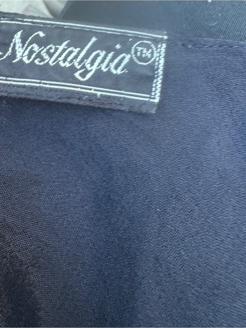Vintage Black Beaded V-Neck Slip Dress - Picture 6 of 6